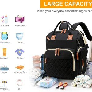 NWOT - Lamroro Diaper Bag with Changing Station